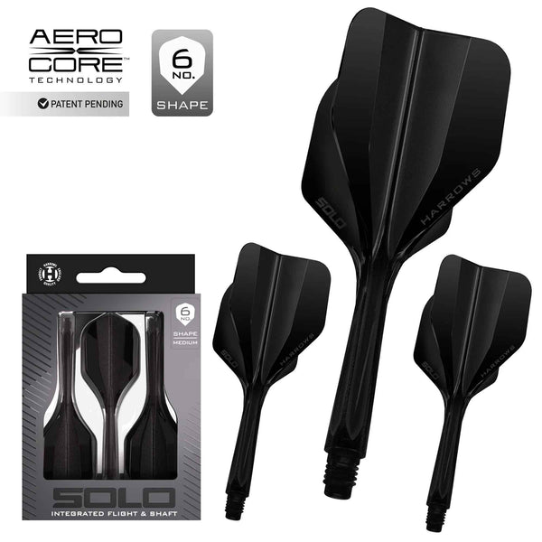 Harrows Keramic Shaft Per Freccette | In Alluminio, Medium, Colore Nero, Accessori Unisex - 6