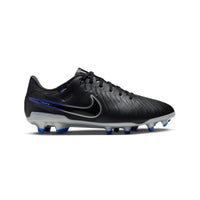 black Tiempo Legend 10 Academy MG football boots with blue grips