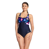 Zephyr Dakota Print Crossback Swimsuit Womens