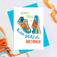 Run-derful birthday - Greetings Card