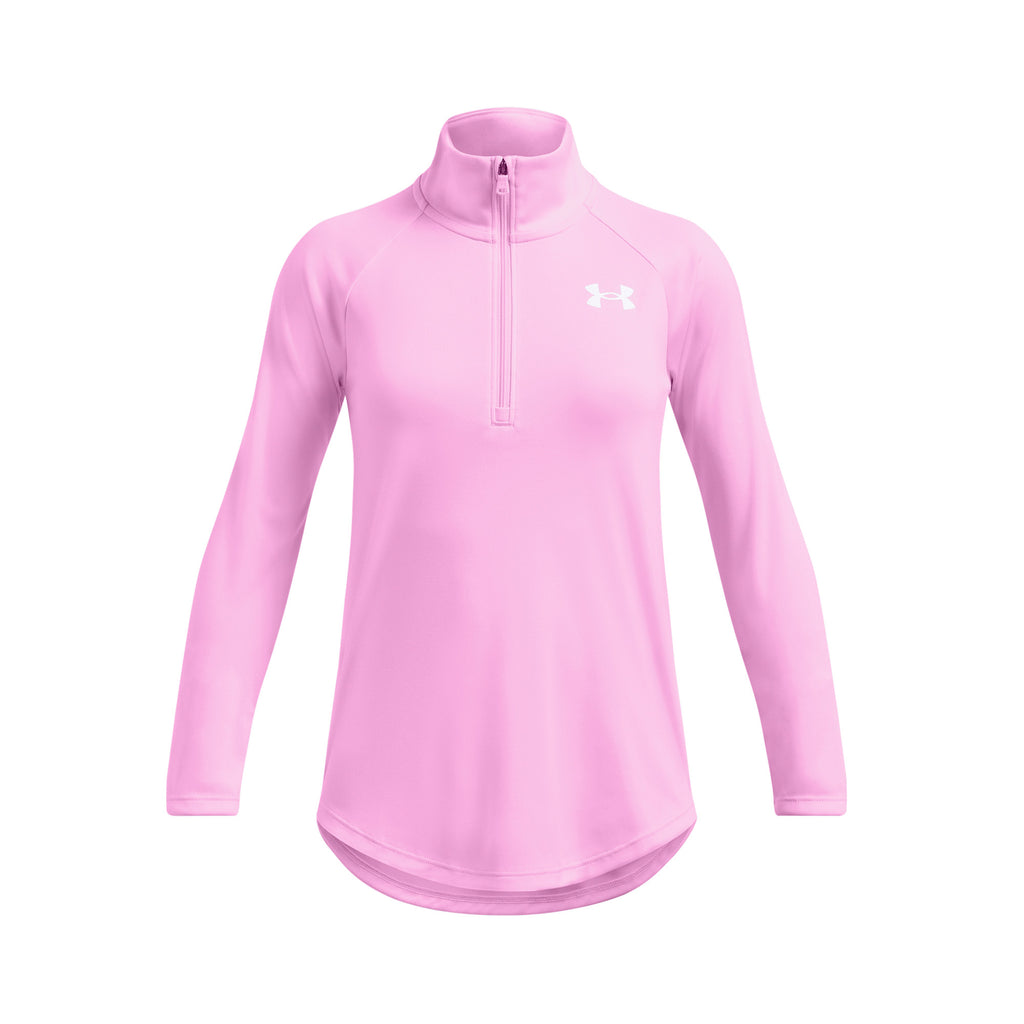 Under Armour - Girls' Tech Graphic Half Zip Top