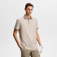 Tour Tech Print Golf Polo Shirt