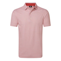 Scallop Geo Pique Polo Shirt