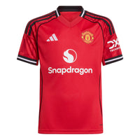 Man Utd 25/26 Home Football Shirt Jnr