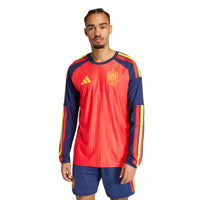 Spain 26 Home Long Sleeve Authentic Football Shirt