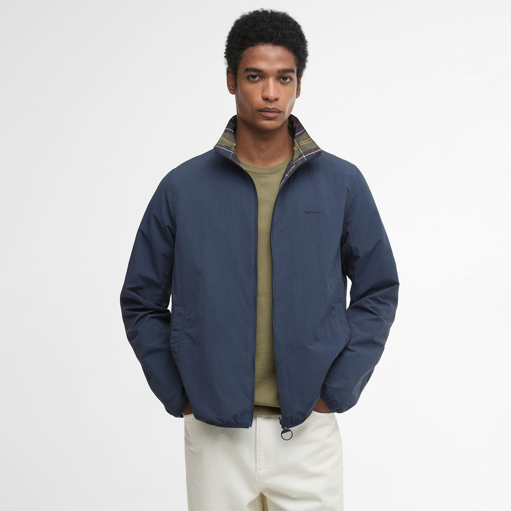 Barbour Korbel Reversible Showerproof Jacket | Navy – Greaves Sports