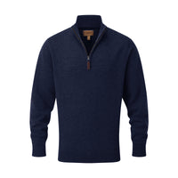 Lewis Lambswool 1/4 Zip Jumper