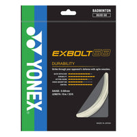 Exbolt 68 Badminton String - 0.68mm Set