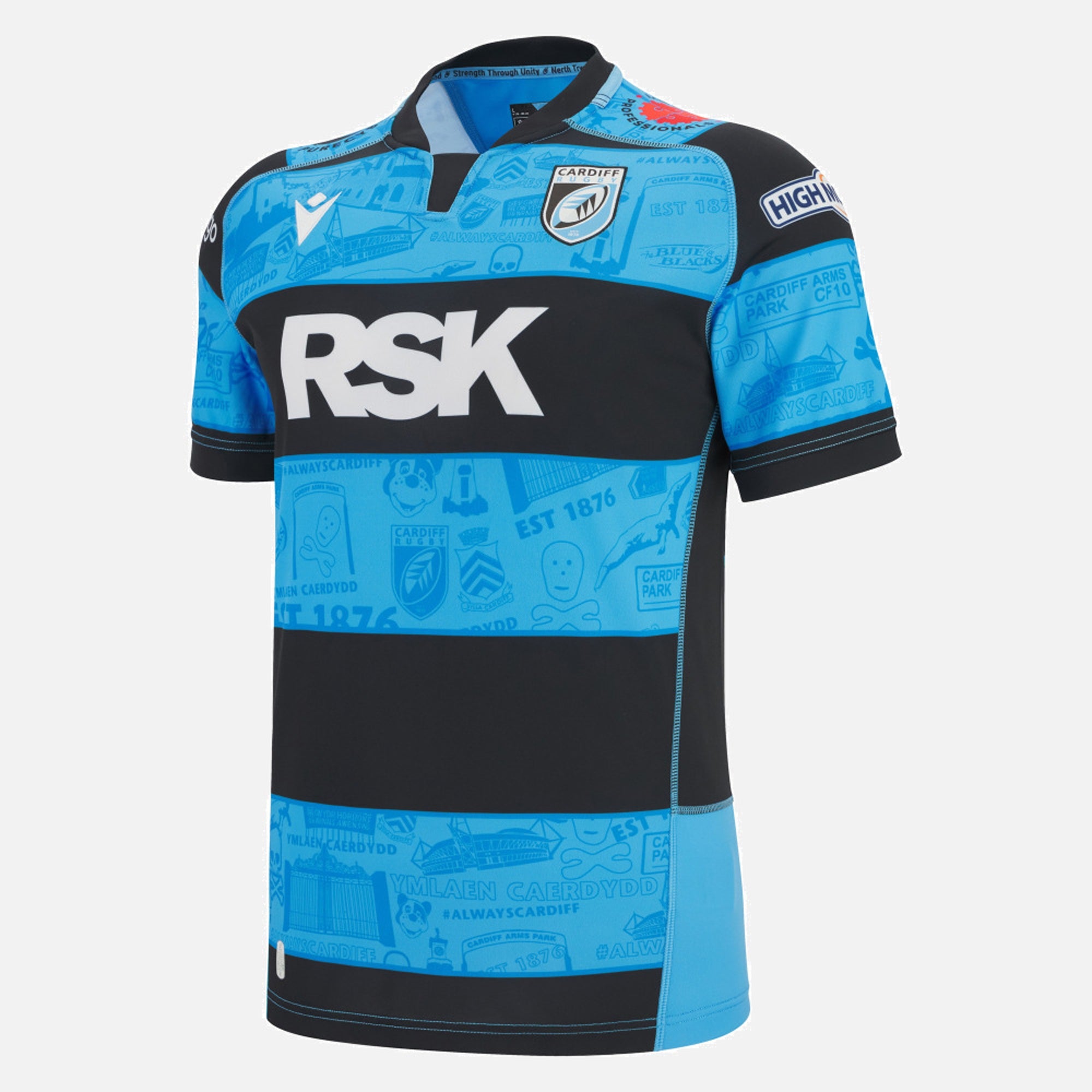 Macron Cardiff Rugby 25/26 Home Rugby Shirt – Greaves Sports