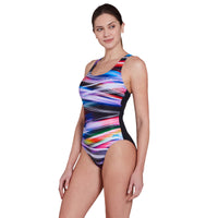 Prism Geo Powerback Swimsuit Womens