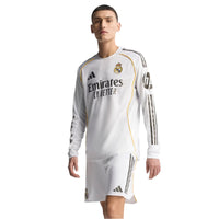 Real Madrid 25/26 Home L/S Authentic Football Shirt