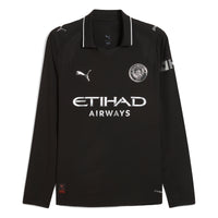 Man City 25/26 Away Authentic L/S Football Shirt