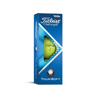 A 3 pack of Titleist Tour Soft 2022 Golf Balls