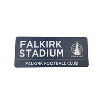 Falkirk Wooden Street Sign