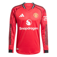 Man Utd 25/26 Home Authentic L/S Football Shirt
