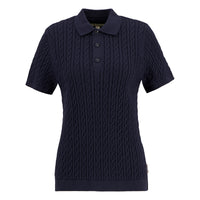 Hartland Knitted Polo Shirt Womens