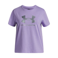 UA Rival Shimmer Short Sleeve Top Junior