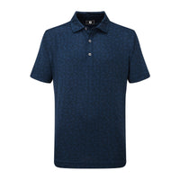 Painted Floral Lisle Golf Shirt JNR