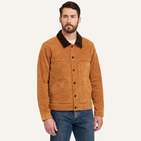 Suede Short Cruiser Jacket