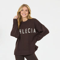 Women's Lyda Knitted Crew Neck Sweatshirt