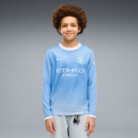 Man City 26/27 Home L/S Football Shirt Jnr