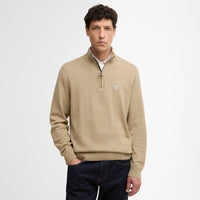 Lingwood Compact Cotton Half Zip Sweater