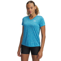 UA Tech Short Sleeve V-Neck Twist Womens