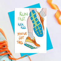 Run fast. You've got this - Greetings Card