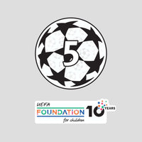 Barcelona - UCL 5 Times Winners Badge Set - Junior
