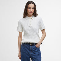 Hartland Knitted Polo Jumper Womens