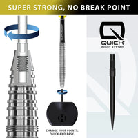 NX90 Tapered 90% Tungsten - Quick Point Darts