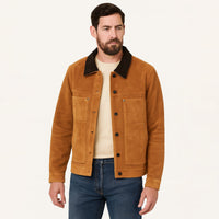 Suede Short Cruiser Jacket