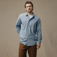 Chambray CPO Cotton Shirt