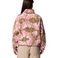 Women's Helvetia II Cropped Sherpa 1/2 Snap Printed Fleece