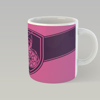 Falkirk Pink Highlander Badge Mug
