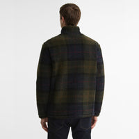 Tartan Fleece Zip Through Sweatshirt