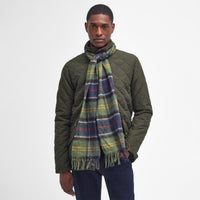 Wool Cashmere Tartan Scarf