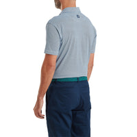 Scallop Geo Pique Polo Shirt