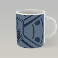 Falkirk Blue Highlander Shield Mug