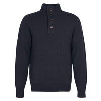 Essential Patch Half Zip Knitted Jumper