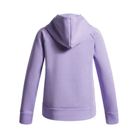 UA Rival Fleece Shimmer Hoodie Junior