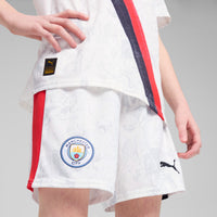Man City KS Club World Cup 25 Home Football Shorts Jnr