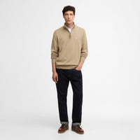 Lingwood Compact Cotton Half Zip Sweater