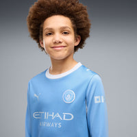 Man City 26/27 Home L/S Football Shirt Jnr