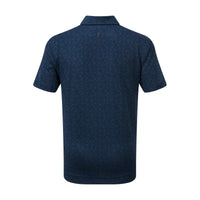 Painted Floral Lisle Golf Shirt JNR