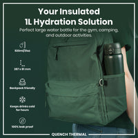 Insulated Steel Water Bottle (920ml)
