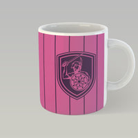 Falkirk Pink Highlander Pinstripe Mug
