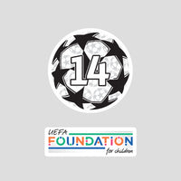 23/24 Real Madrid - UCL 14 Times Winners Badge Set - Junior