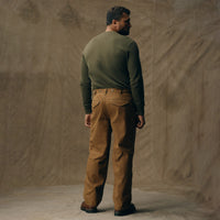 Waffle Knit Henley Waffle Cotton T-Shirt