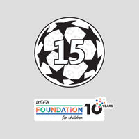 Real Madrid - UCL 15 Times Winners Badge Set - Junior